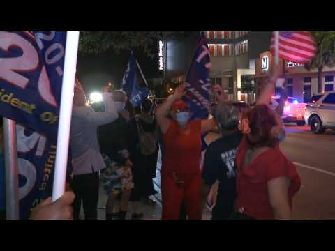Pro-Trump Cuban-Americans rally in Miami's Little Havana neighborhood