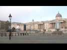 Trafalgar Square as London enters new lockdown