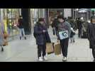 Non-essential shops reopen in central London as England emerges from second lockdown