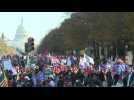 Thousands of Trump supporters gather in Washington to contest vote result