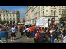 Peruvians protest in support of ousted President Vizcarra