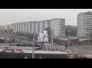 Police use stun grenade in Minsk to disperse anti-Lukashenko demonstration