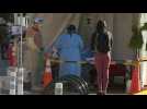 Scene at Covid-19 testing site in Washington as cases rise across the US