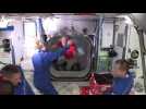 Hugs, high fives as astronauts enter ISS after SpaceX docking