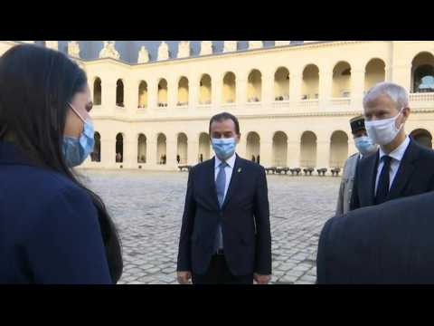 Romanian PM meets French trade minister in Paris