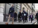 Barnier arrives for London Brexit talks