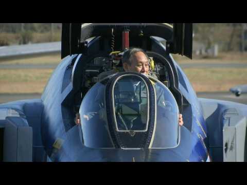 Japanese PM Suga reviews Air Self-Defence Force