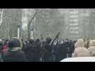 Belarusian police fire tear gas and arrest protesters in Minsk
