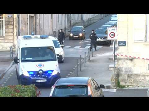 French ex-surgeon accused of paedophilia arrives at court for trial