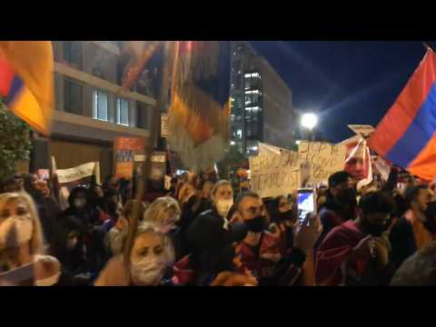 Protesters rally for Armenia outside White House
