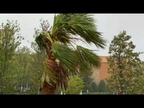 Louisiana storm as Hurricane Delta approaches coast