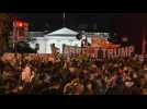Celebrations continue into the night near the White House after Biden win