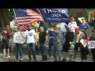 Atlanta: Trump supporters gather outside state capitol as Biden elected president