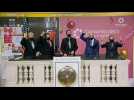 New York Stock Exchange rings the closing bell, Dow ends +3%