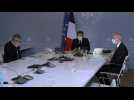 France's Macron holds mini "Choose France" video conference to woo big business
