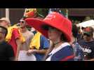 Trump supporters gather outside Phoenix vote count center