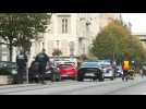 Nice attack: images of police forces in the basilica district
