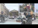 Paris streets quiet but not deserted on first day of new lockdown