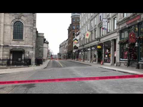 Canada: Street scene after sword attack in Quebec city