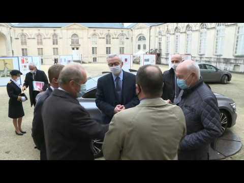 French economy minister Le Maire in Verdun for Franco-German week