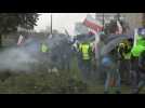 Polish farmers protest animal rights bill in Warsaw