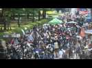 Thai pro-democracy protestors rally in Bangkok