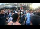 Argentinians gathers at Obelisco Monument to pay tribute to Maradona