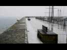 Snow falls on Brittany as France raises alert level