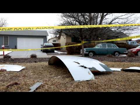 Debris scatters over US city after United flight engine failure