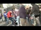 Far-right activists and counter-protesters face off in Paris