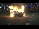 Fires and police sirens in Barcelona over jailed rapper Pablo Hasel