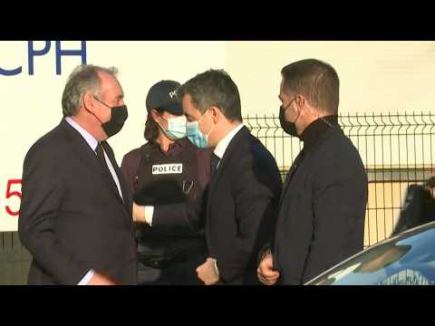 French minister visits asylum centre where official was killed by migrant