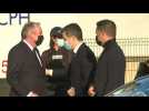 French minister visits asylum centre where official was killed by migrant