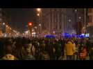 Fourth night of demonstration in Barcelona in support of jailed rapper Pablo Hasel