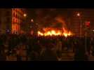 Fourth night of protests in Barcelona over jailing of rapper Pablo Hasel