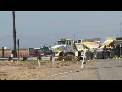 At least 13 dead after SUV, truck collide in California