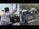 Clashes in Senegalese capital before arrest of opposition figure Ousmane Sonko