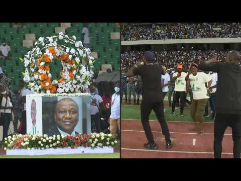 Ivory Coast: Memorial ceremony for late PM Hamed Bakayoko underway in Abidjan
