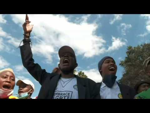 South African students demonstrate after man shot dead in tuition debt protests
