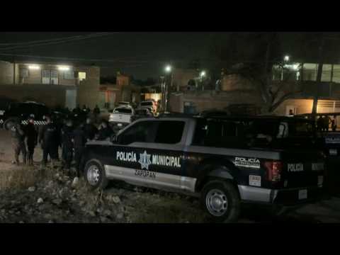 Police on scene after 11 people killed by gunmen in western Mexico
