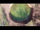 Huge sinkholes appear in Croatia after strong earthquake