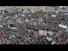 Idlib protesters mark 10 years of war in Syria