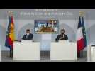 Macron, Spanish PM Sanchez begin talks at Franco-Spanish summit