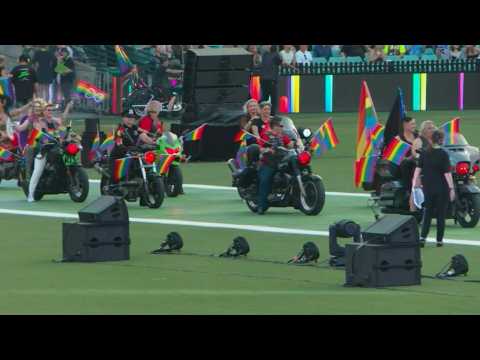 Sydney holds Mardi Gras parade in stadium
