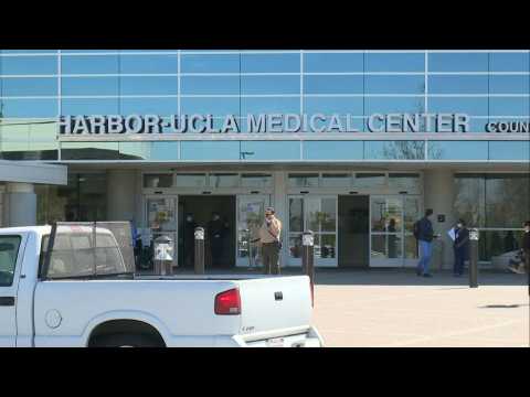 Scene outside California hospital where Tiger Woods is treated after car crash