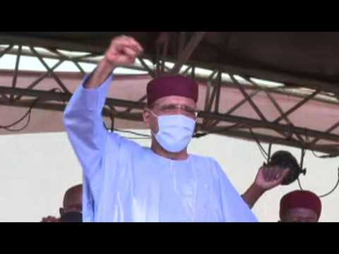 Niger's Mohamed Bazoum celebrates presidential election victory