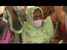 Niger election victor Bazoum supporters celebrate at party HQ