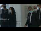 Court arrivals as ex-president Sarkozy faces verdict in France graft trial