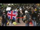 Crowds gather outside court after Hong Kong dissidents charged