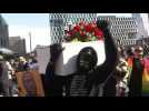 Protesters march in Minneapolis on eve of Derek Chauvin's trial